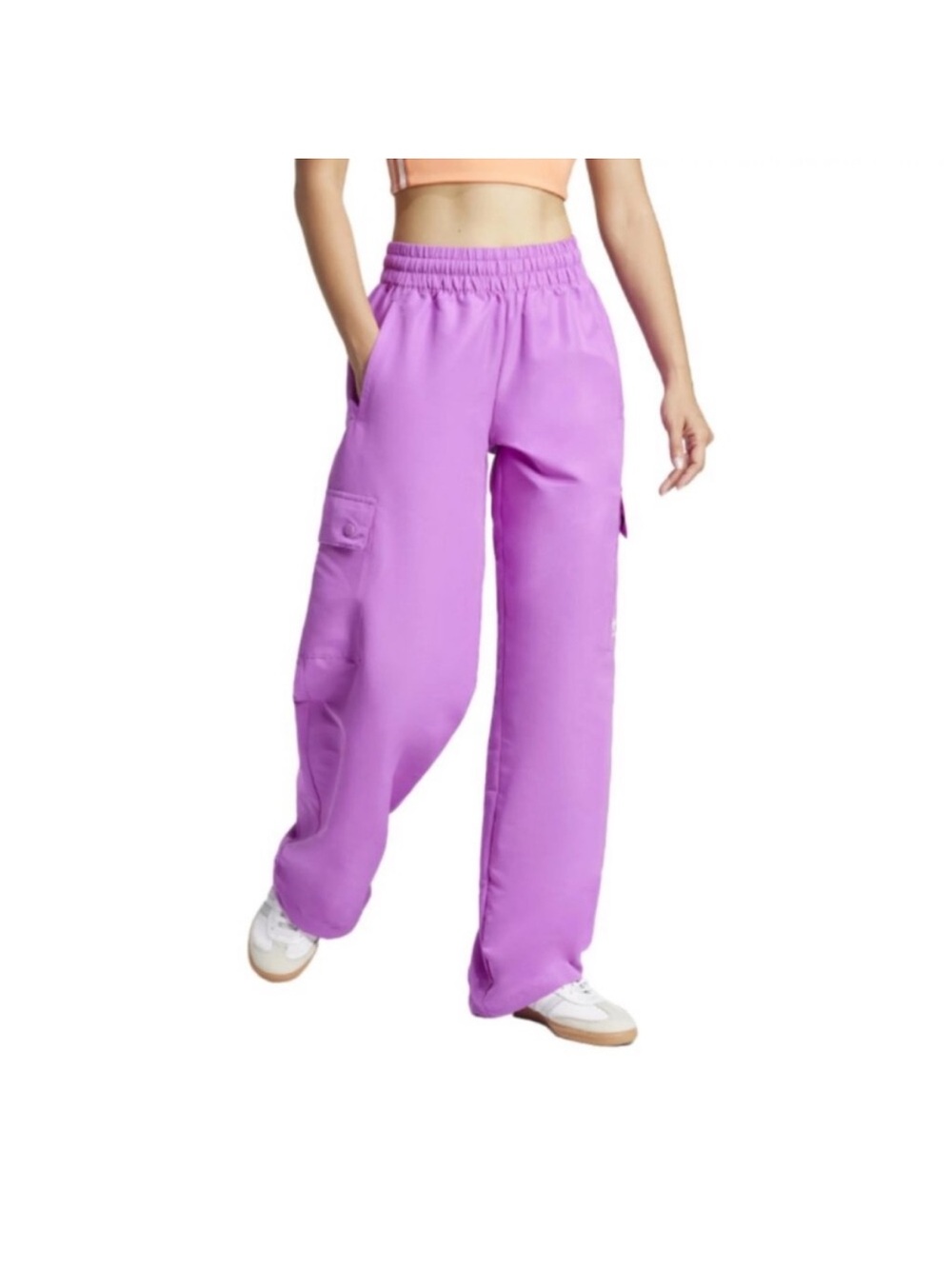 Women's Adidas Woven Cargo Pants - Picture 3 of 10
